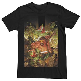 Men's Marvel Avengers Vision Fight Comic Tee