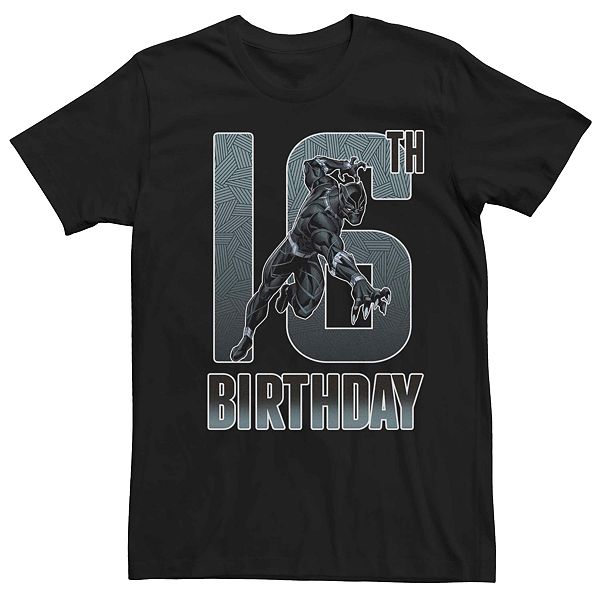 Men's Black Panther 16th Birthday Tee