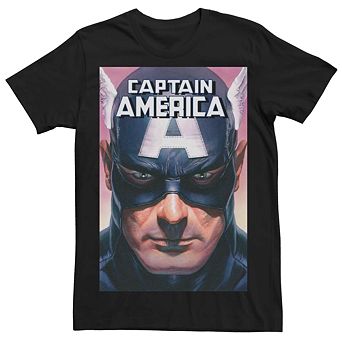 Men's Captain America Portrait Tee