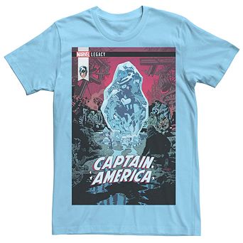 Men's Marvel Frozen Captain America Tee