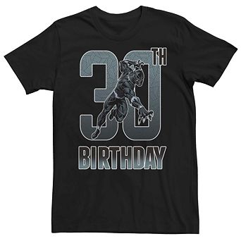 Men's Black Panther 30th Birthday Graphic Tee