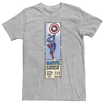 Men's Captain America Graphic Comic Tee