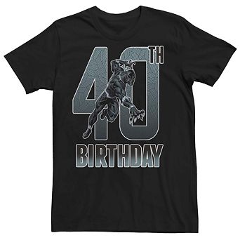 Men's Marvel Black Panther 40th Birthday Tee