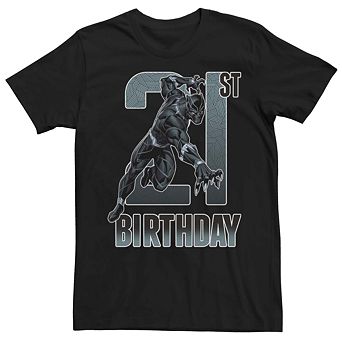Men's Black Panther 21st Birthday Tee