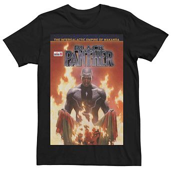 Men's Marvel Black Panther Comic Cover Tee