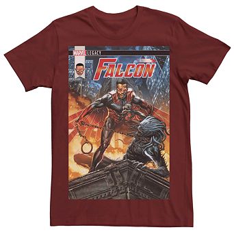 Men's Marvel Falcon Fury Comic Cover Tee