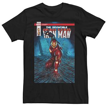 Men's Iron Man Comic Cover Tee