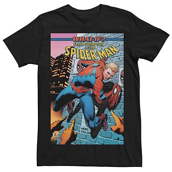 Men's Spider-Man Comic Cover Tee