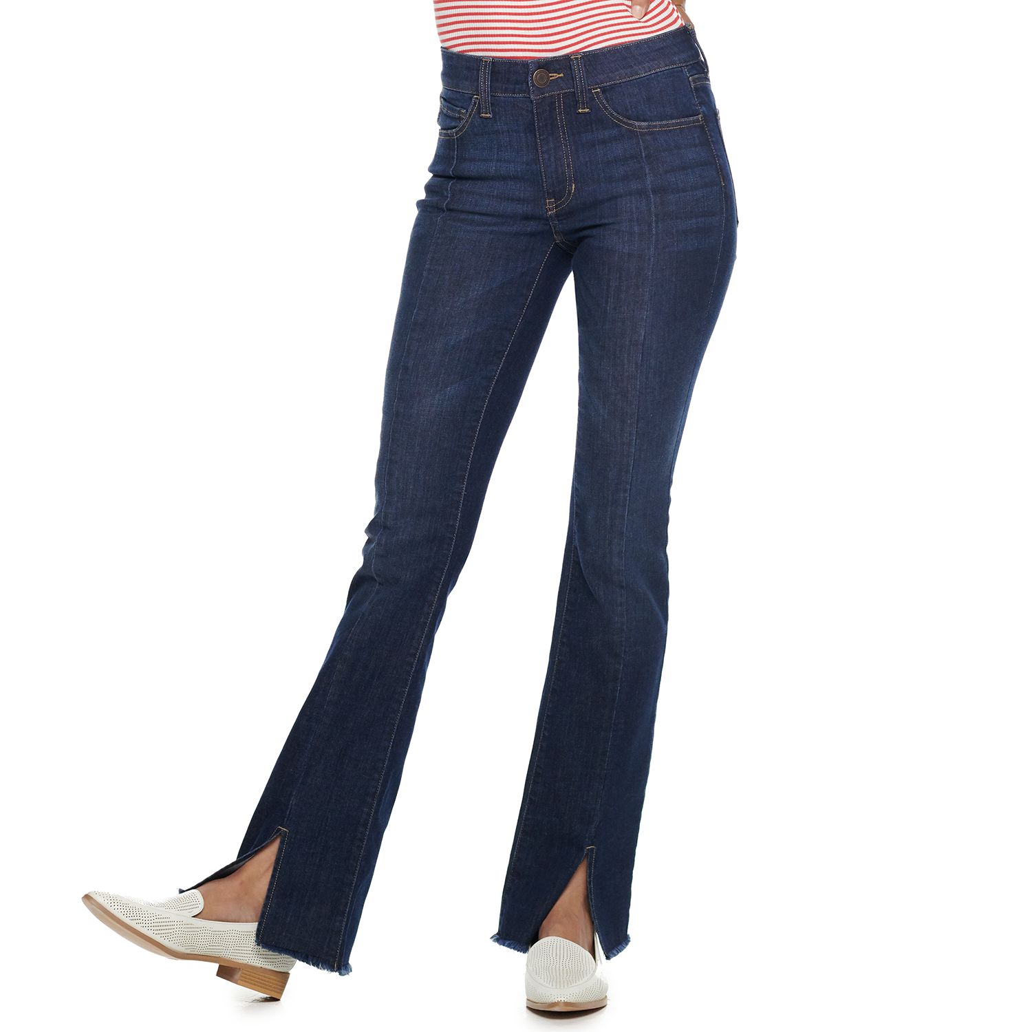 low waist bootcut jeans