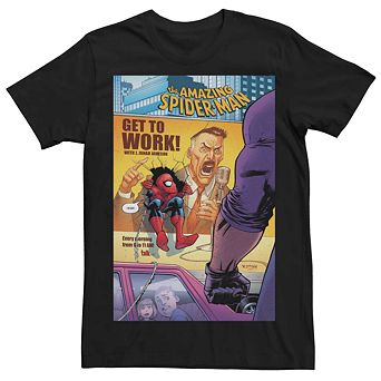 Men's Marvel Spider-Man Comic Cover Tee