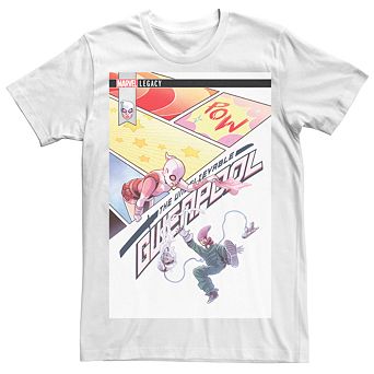 Men's Marvel GwenPool Comic Cover Tee