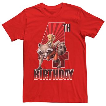 Men's Guardians of the Galaxy 4th Birthday Tee