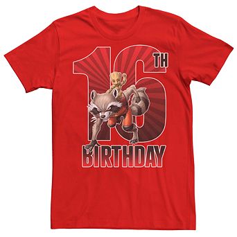 Men's Guardians of the Galaxy 16th Birthday Tee