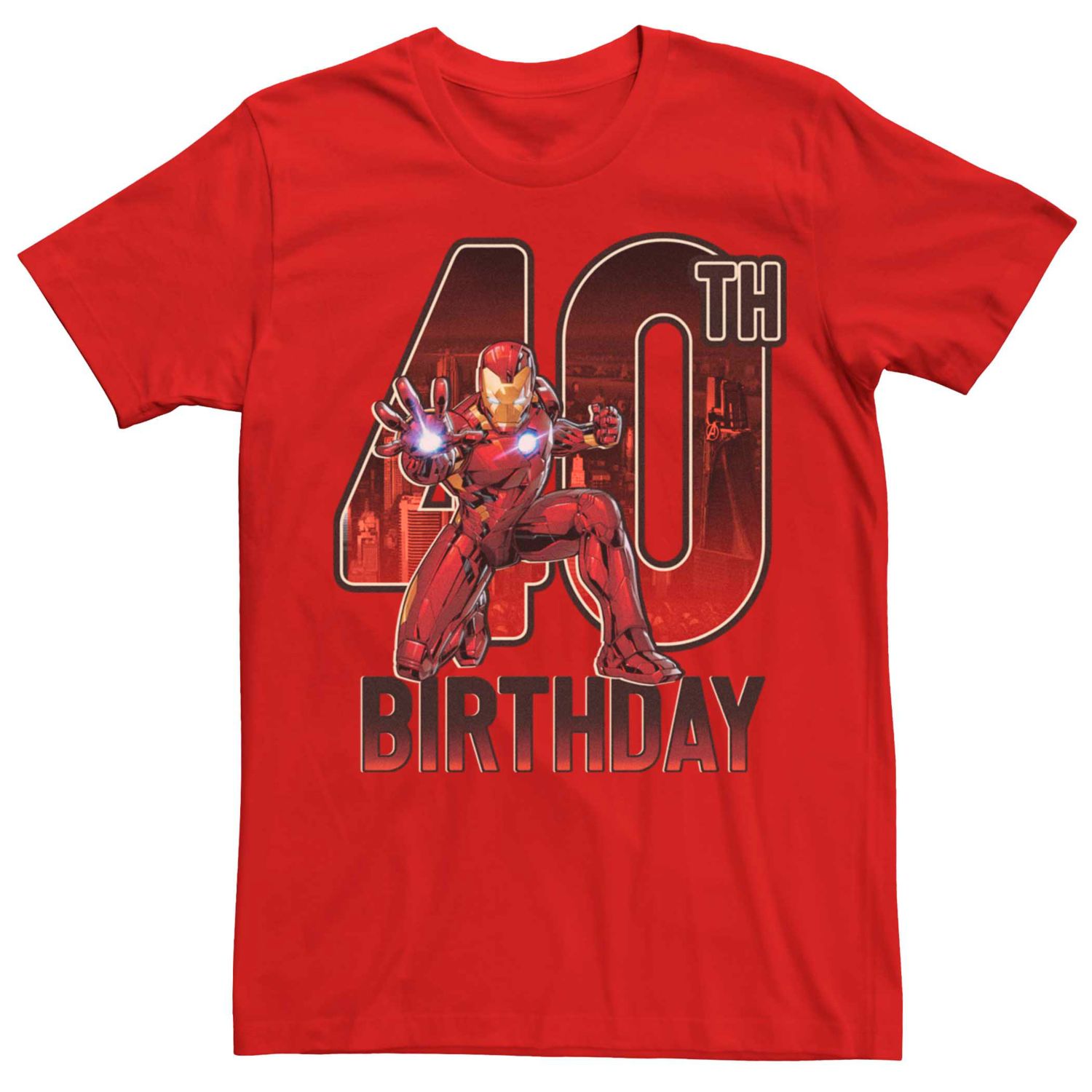 Image for Licensed Character Men's Marvel Iron Man 40th Birthday Tee at Kohl's.