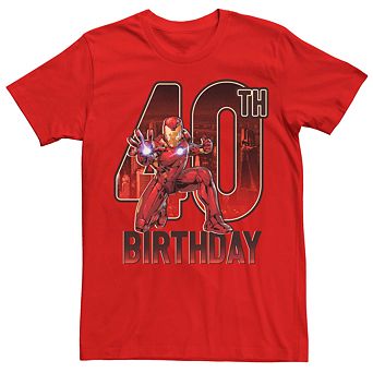 Men's Marvel Iron Man 40th Birthday Tee