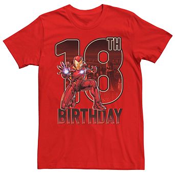 Men's Iron Man 18th Birthday Tee