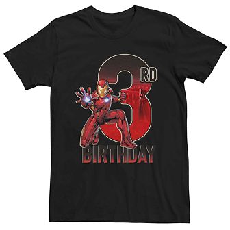 Men's Iron Man 3rd Birthday Tee
