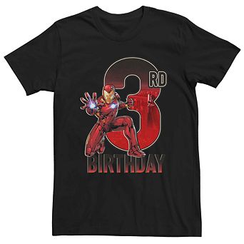 Men's Iron Man 3rd Birthday Tee