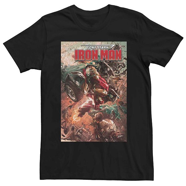 Men's Marvel Iron Man Comic Tee