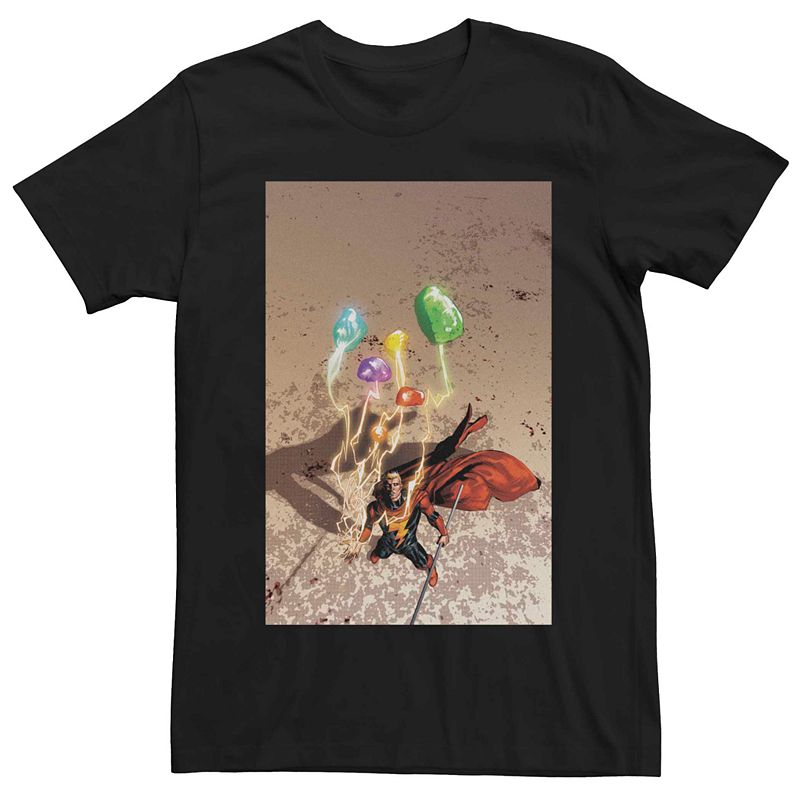 Men's Marvel Infinity Stones Comic Tee, Size: XXL, Black