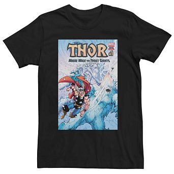 Men's Marvel Thor Comic Cover Tee