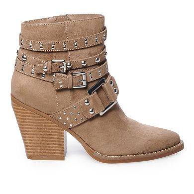 madden NYC Kalleen Taupe Ankle Boots