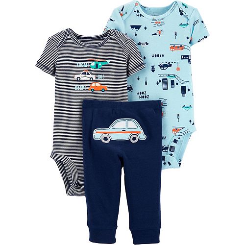 Baby Boy Carter's 3-Piece Cars Character Set