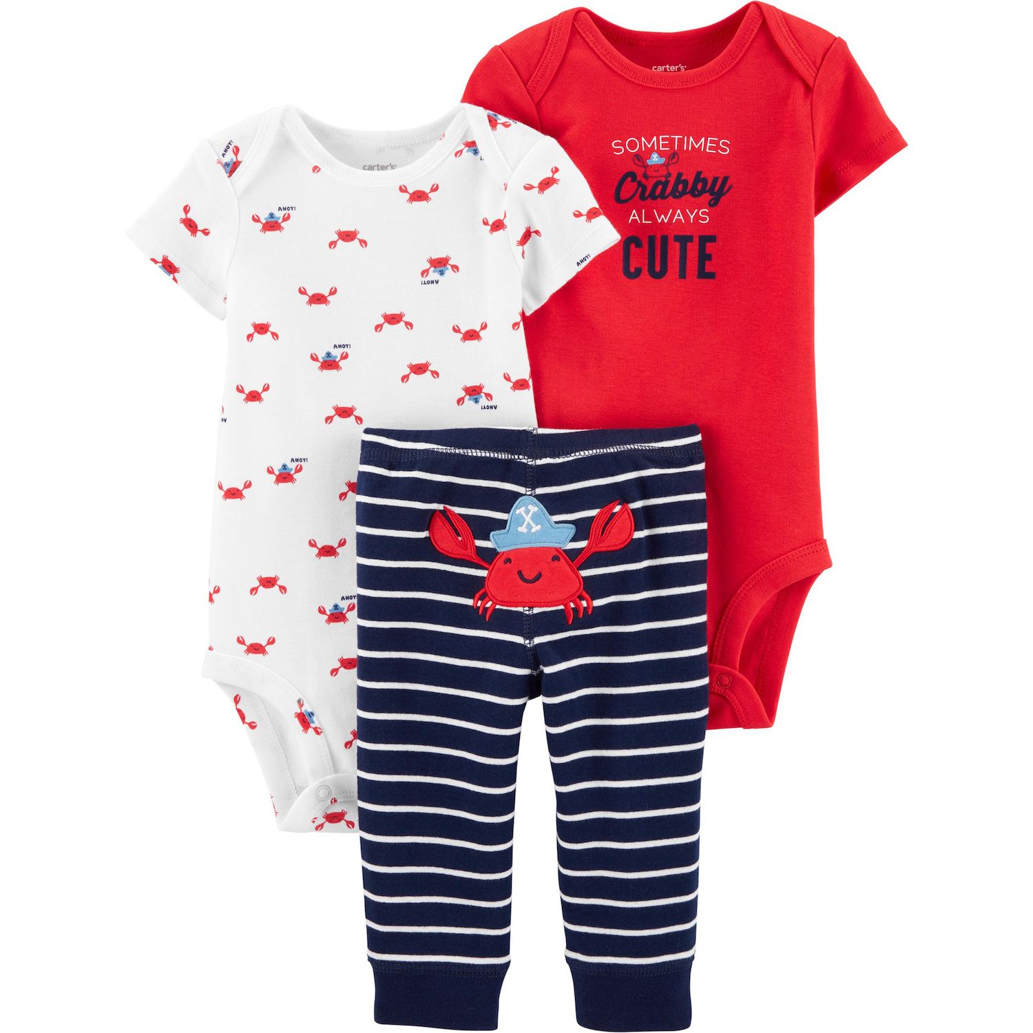 baby boy crab outfit