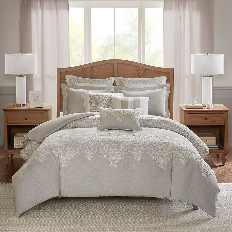 Madison Park Signature Barely There Oversized Comforter Set with Throw Pill