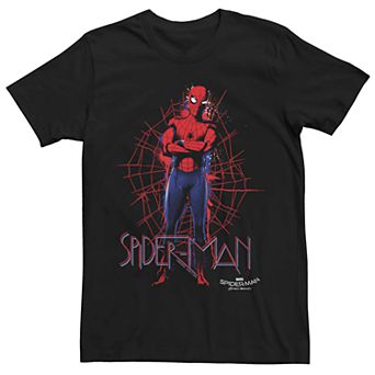Men's Marvel Spider-Man Web Portrait Tee