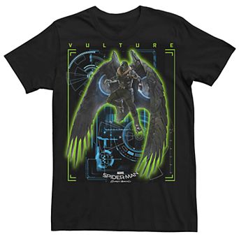 Men's Marvel Spider-Man Vulture Neon Glow Graphic Tee