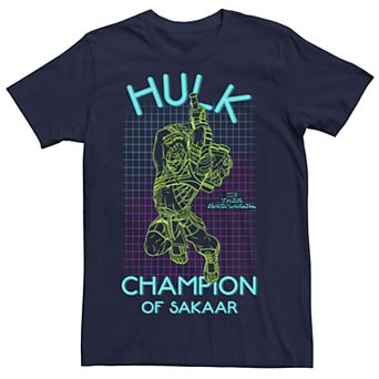 Men's Marvel Hulk Champion Of Sakaar Grid Tee