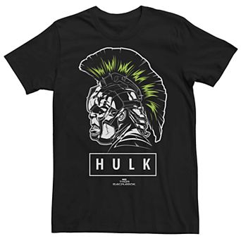 Men's Marvel Hulk Warrior Mohawk Helmet Graphic Tee