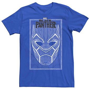 Men's Marvel Black Panther Line Sketch Graphic Tee