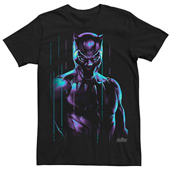 Men's Marvel Black Panther Retro Glow Graphic Tee