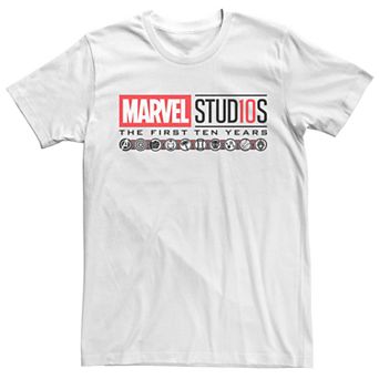 Men's Marvel Studios Ten Years Icon Logo Tee