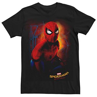 Men's Marvel Spider-Man Fire Burst Tee
