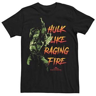 Men's Marvel's Hulk Like Raging Fire Tee