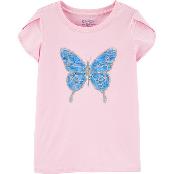 Girls 4-12 OshKosh B'gosh® Flip Sequin Butterfly Top