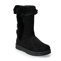 SO Abigail Womens Faux-Fur Winter Boots Deals