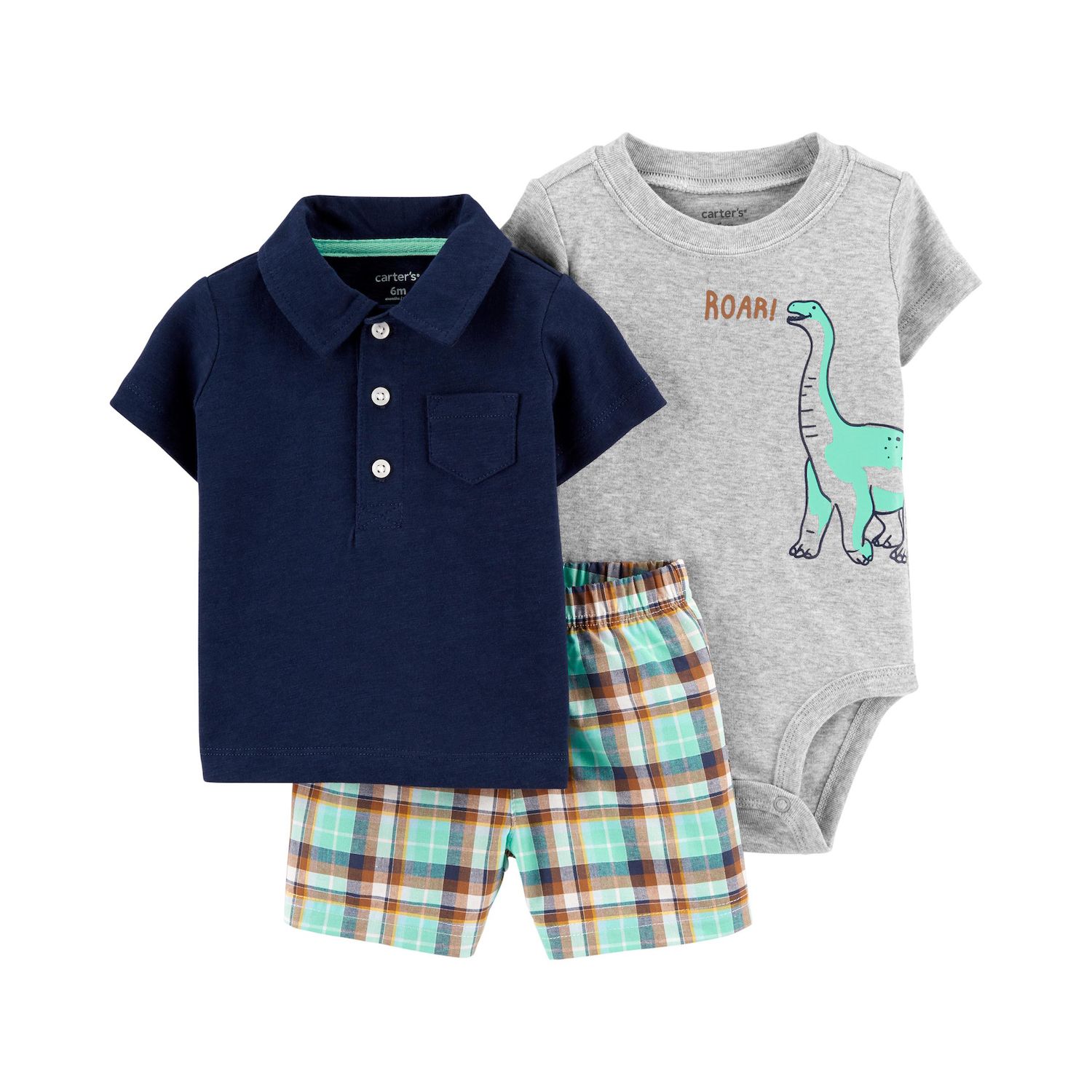 carter's dinosaur 3 piece