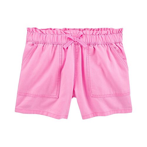 Girls 4-14 OshKosh B'gosh® Pink Ruffle Waist Pull-On Shorts