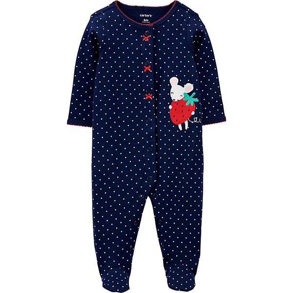 Carters cheap strawberry pajamas