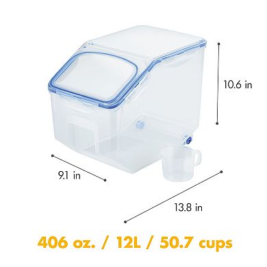 LocknLock Easy Essentials Pantry 50-Cup Food Storage Container