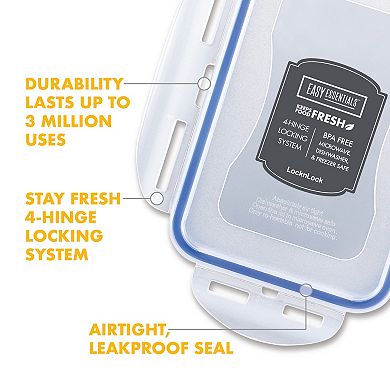 LocknLock Easy Essentials Pantry 20-Cup Rectangular Food Storage Container
