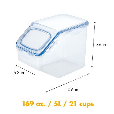 LocknLock Easy Essentials Pantry 20-Cup Rectangular Food Storage Container