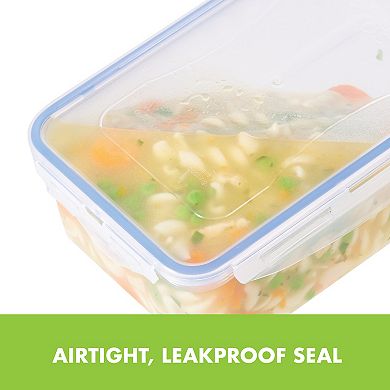 LocknLock Easy Essentials On-the-Go Meals 27-oz. Divided Rectangular Food Storage Container