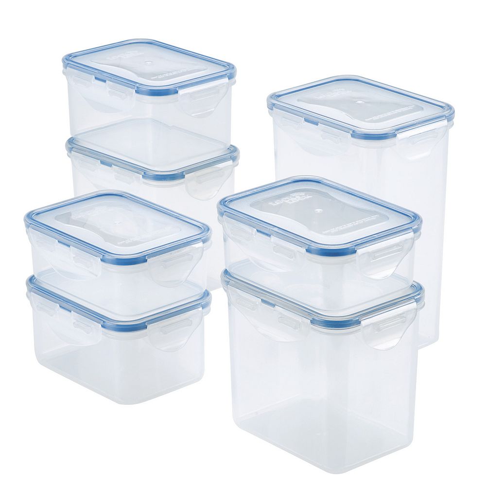 LocknLock Easy Essentials 14-pc. Rectangular Food Storage Set