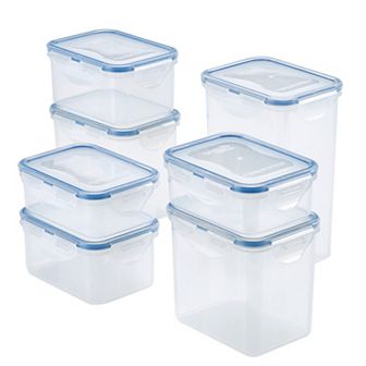 LocknLock Easy Essentials 14 pc Rectangular Food Storage Set