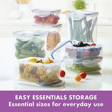 LocknLock Easy Essentials 14-pc. Rectangular Food Storage Set